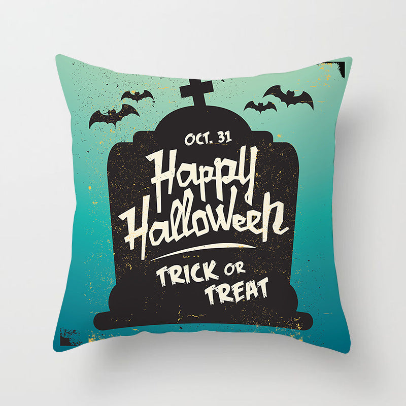 Spooky Halloween Pillowcase - Soft & Comfortable Decorative Pillow Cover for Halloween Decorations - Perfect for Home, Party, and Seasonal Decor