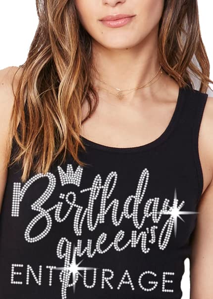 Rs Glam Queen's Entourage (Black Tank)