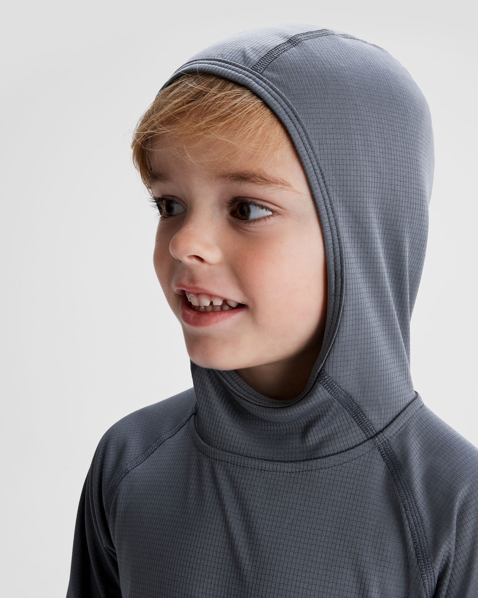 Kids' SUN Stopper LT Hoodie - Mid Navy | UPF 50+ Sun Protection for Outdoor Play, Hiking & Beach Activities