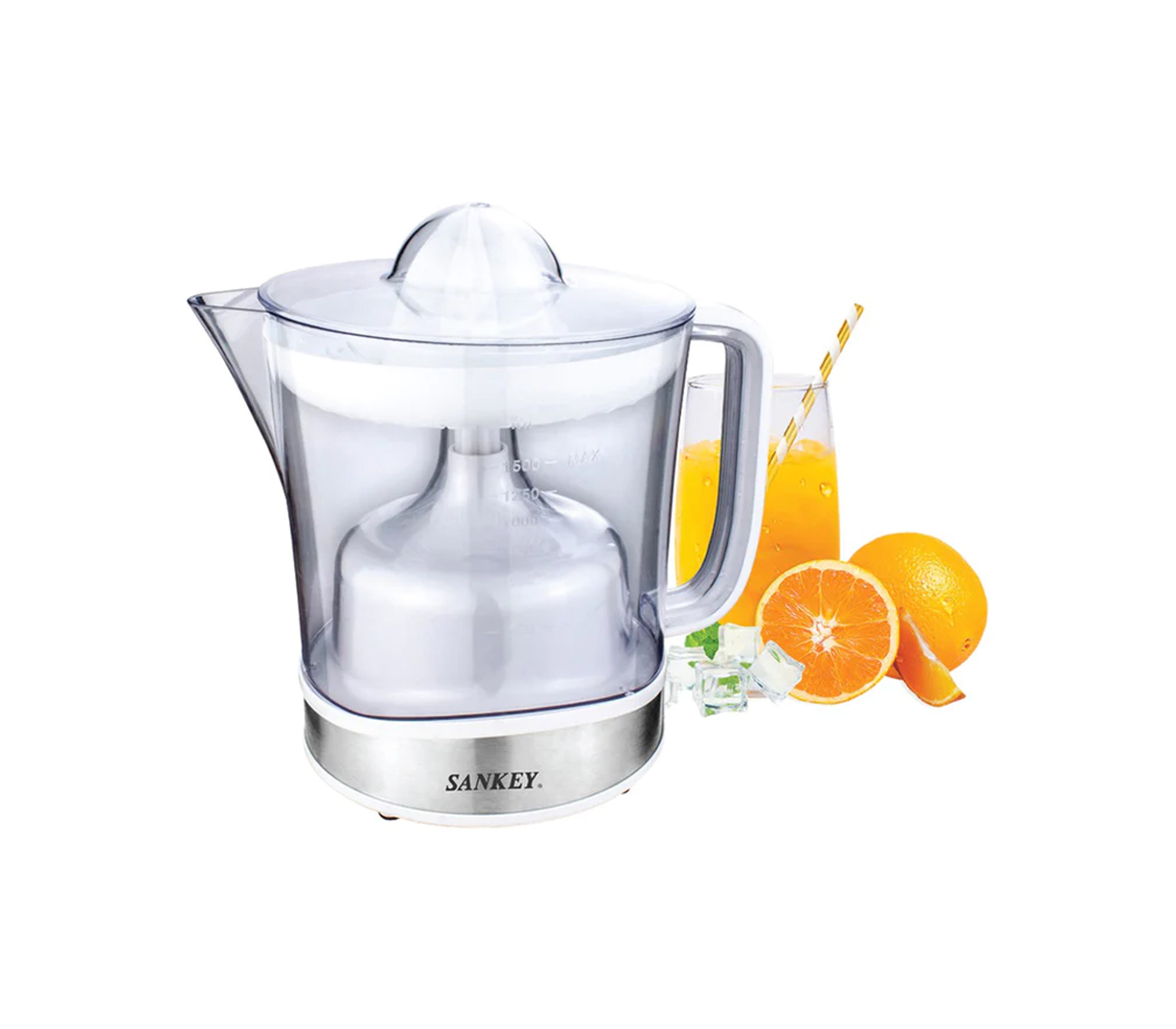 Sankey XJ126W Electric Juicer - High-Speed Juice Extractor for Fruits & Vegetables - Perfect for Healthy Smoothies, Detox Drinks & Fresh Juice at Home