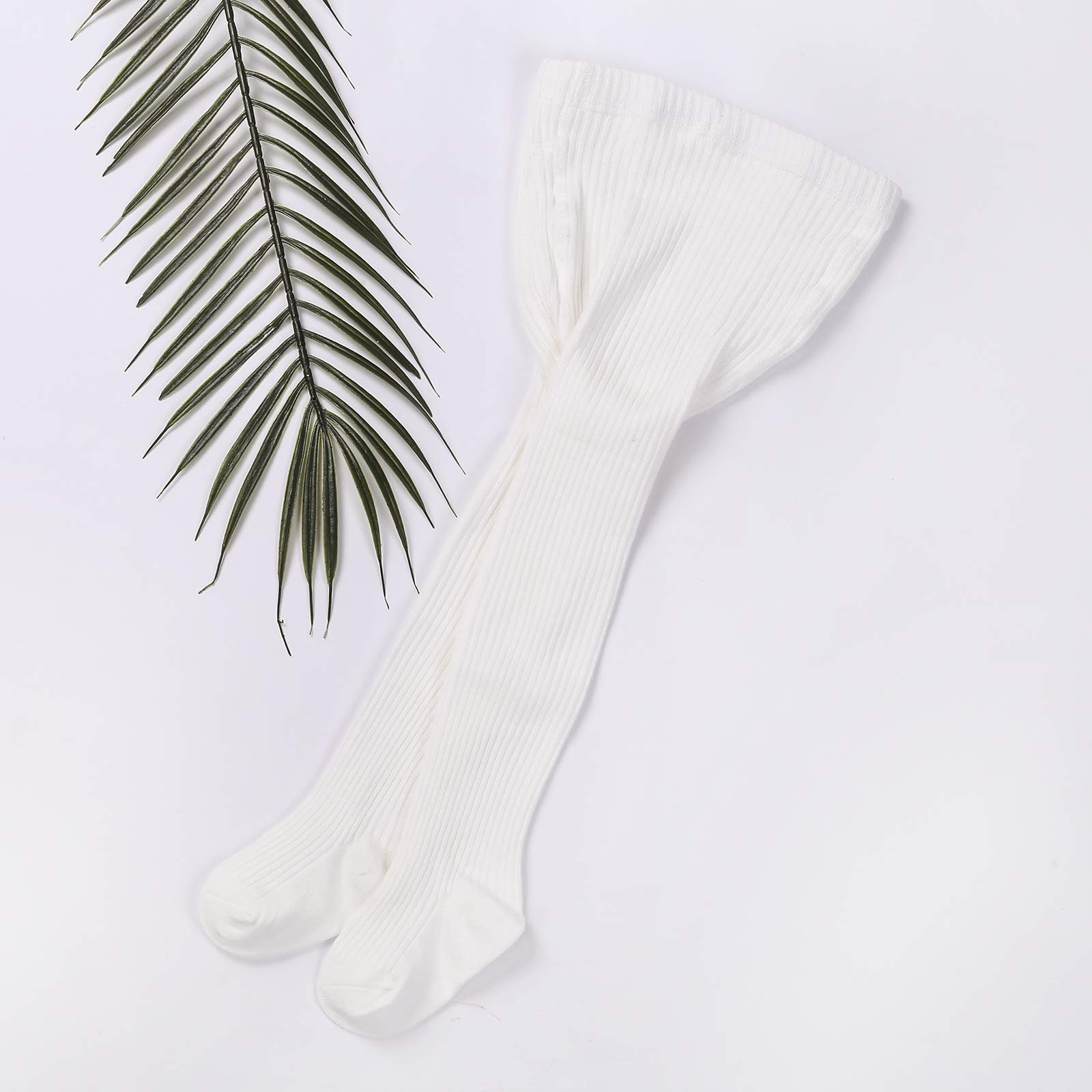 BULINGNA Baby Girls Cable Knit Tights - Soft Cotton Leggings & Stockings for Toddlers 0-4T - Perfect for Winter Outfits, Holiday Dresses & Playtime Comfort
