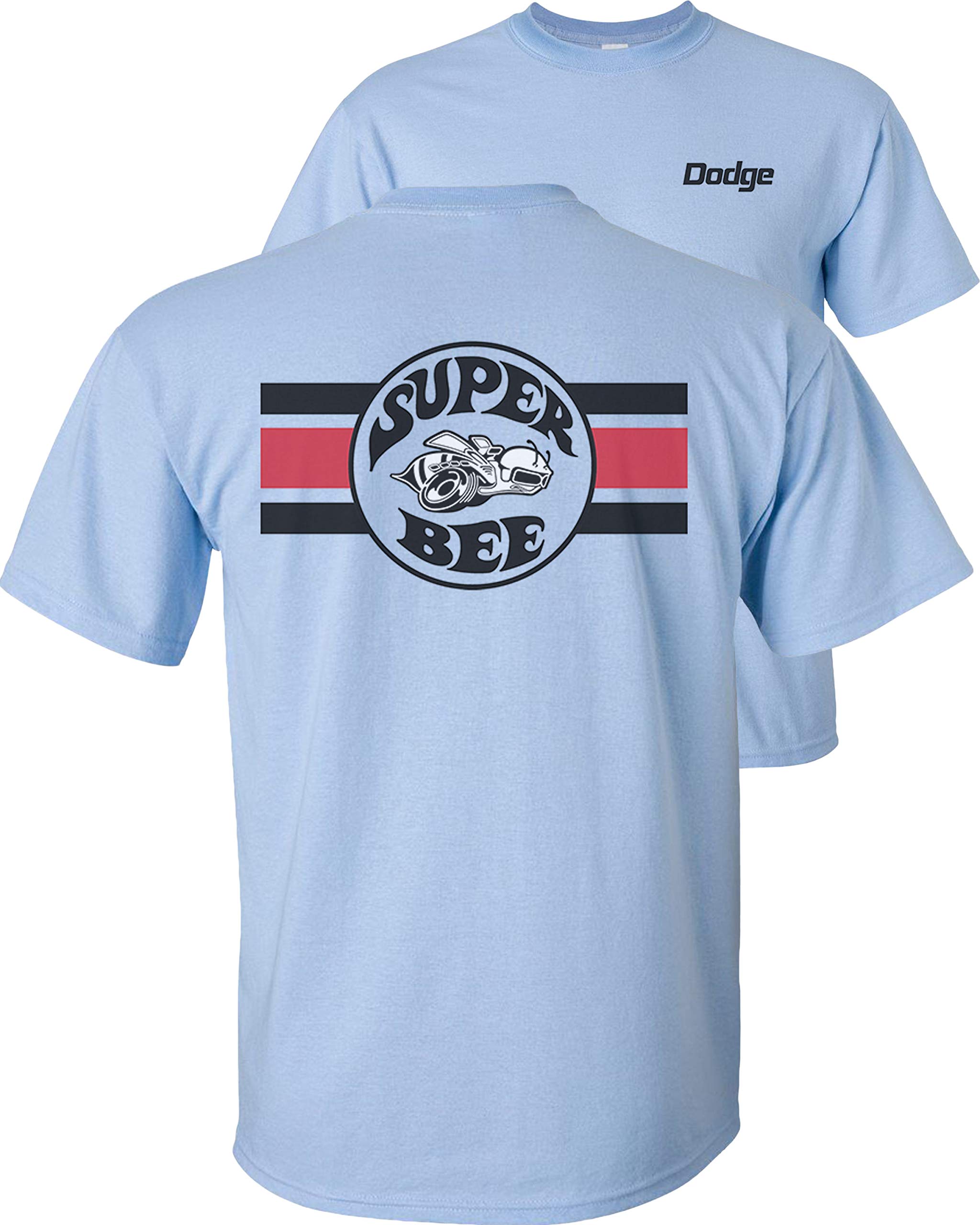 Vintage Dodge Super Bee Stripe T-Shirt - Classic Chrysler Plymouth Charger Muscle Car Design - Perfect for Car Enthusiasts & Retro Fashion Lovers (Casual Wear, Car Shows, Gift for Mopar Fans)