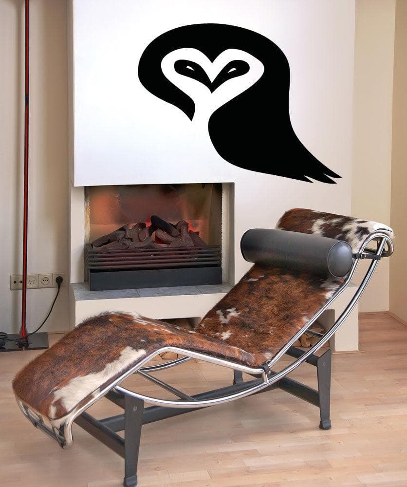 Vinyl Wall Decal Sticker - Heart Owl Design #OS_AA1301 - Perfect for Nursery, Kids Room & Home Decor