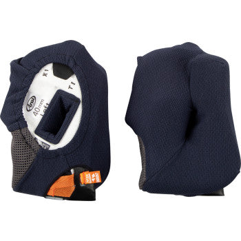 Corsair X Quantum X Signet X Arai Helmet Cheek Pads 40MM - Premium Motorcycle Helmet Replacement Pads for Comfort & Safety - Perfect for Racing, Touring & Long Rides