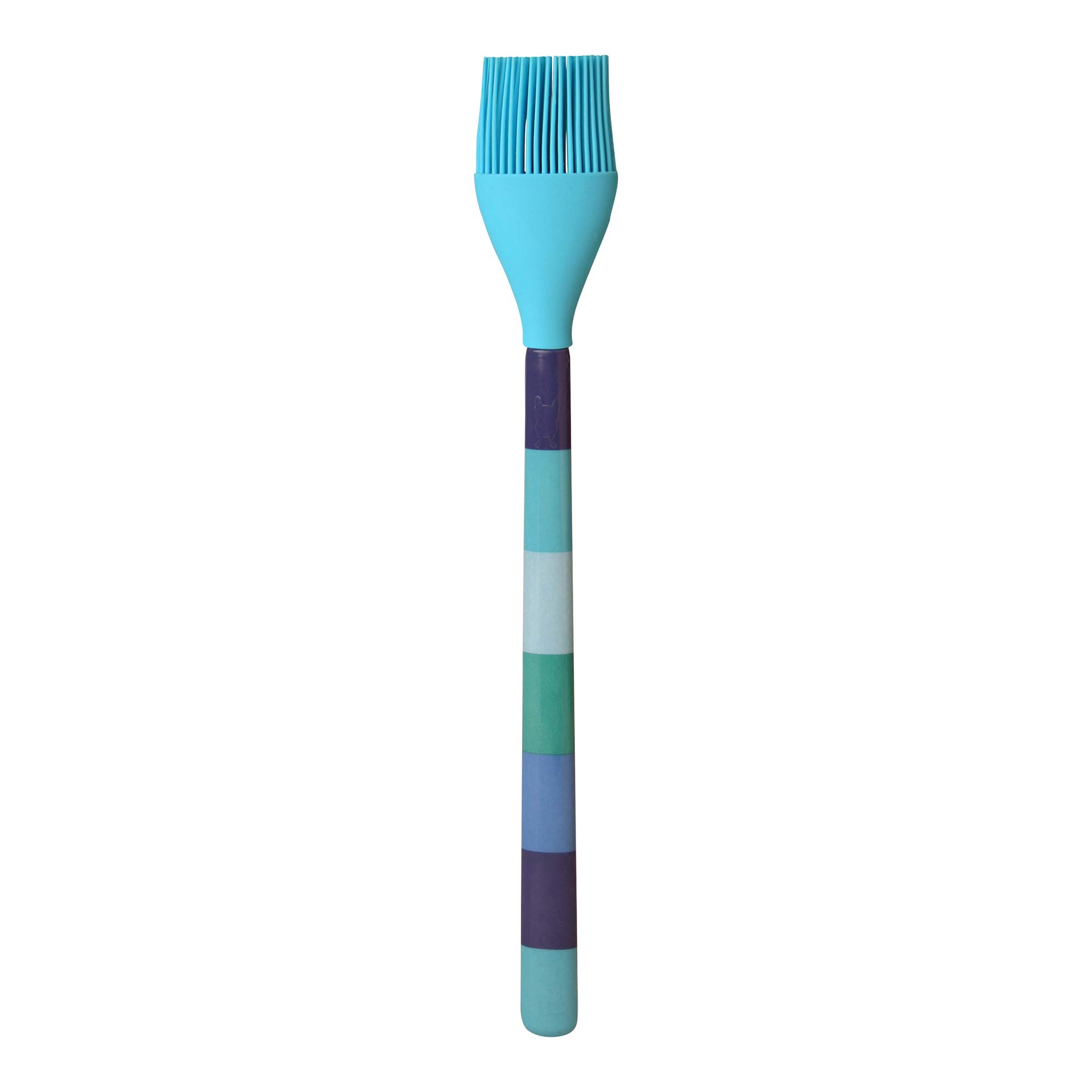 French Bull Easy Grip Melamine Handle Silicone Non-Stick Heat Resistant BPA-Free Kitchen Utensil Set (3-Piece) - Perfect for Cooking, Baking, Mixing & Serving - Ideal for Home Chefs & Professional Kitchens - Blue