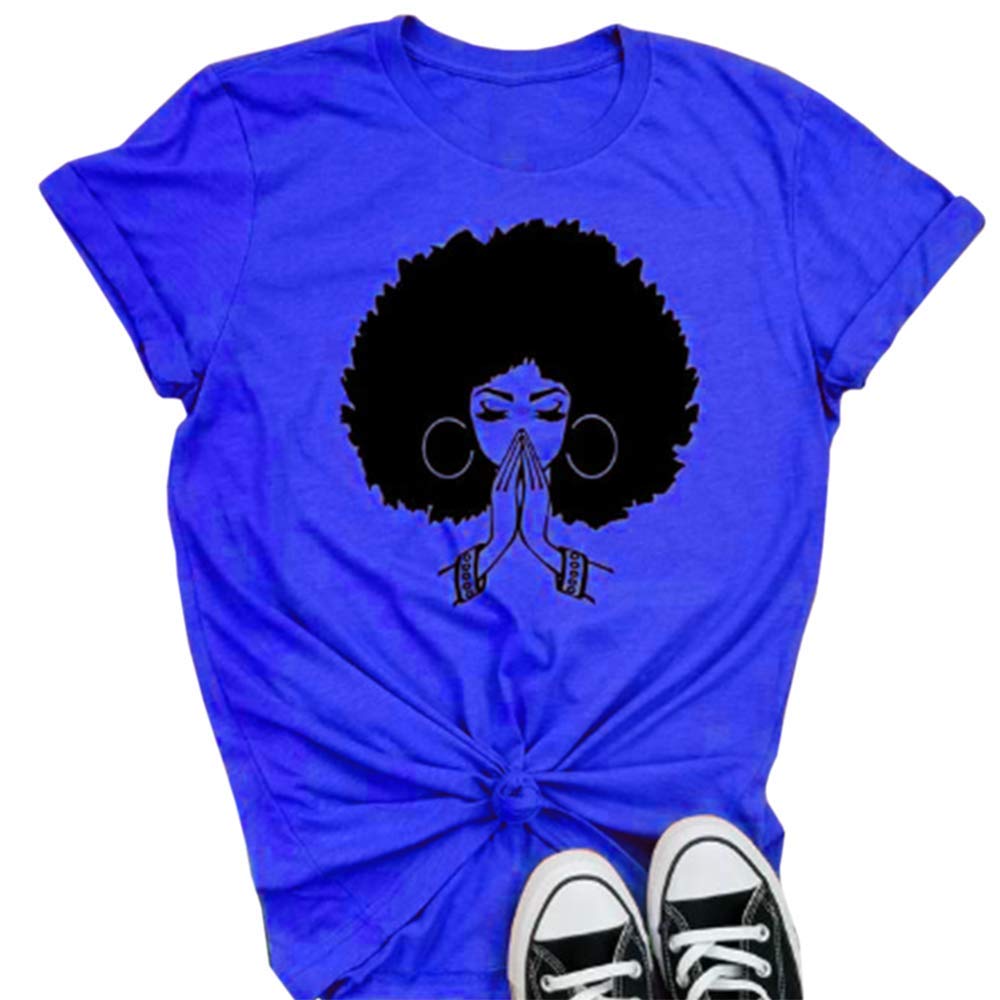 Qianxitang Women's Cute Graphic Print Cotton T-Shirt - Summer Casual Short Sleeve Round Neck Blouse for Daily Wear, Outing & Travel