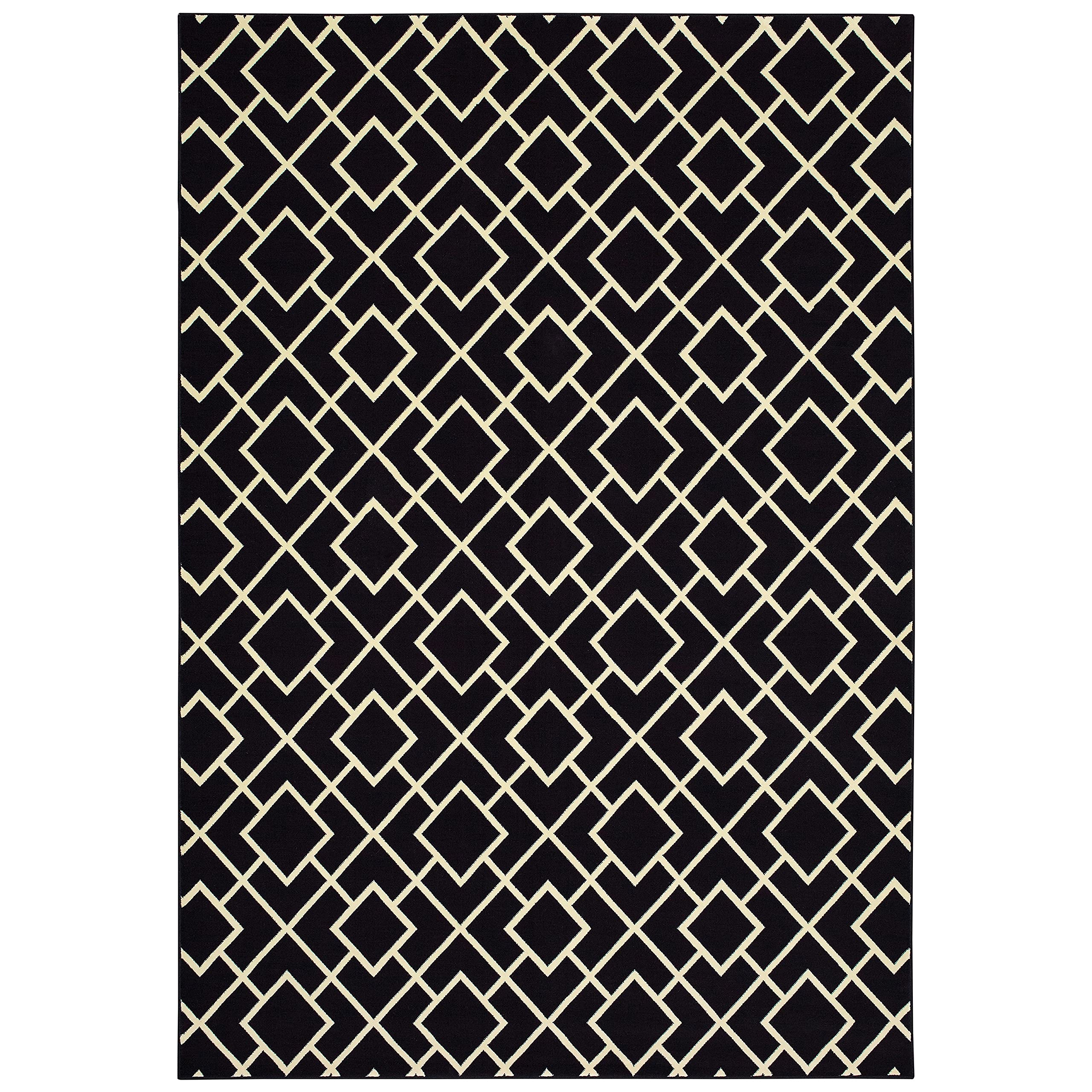 Lisette Geometric Lattice Area Rug 7'10