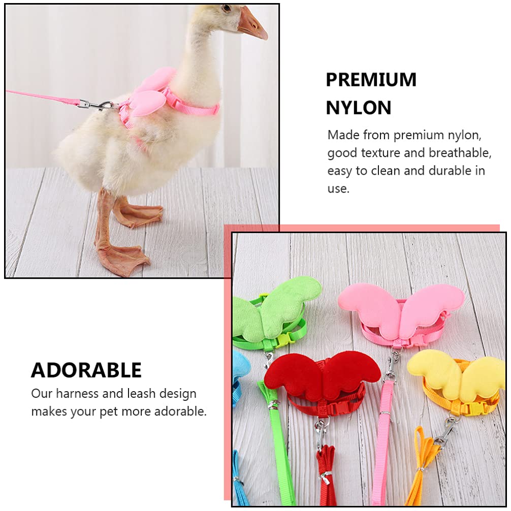 1pc Adjustable Goose Harness with Leash - Durable Pet Walking Rope for Outdoor Use - Perfect for Ducks, Chickens & Small Pets - Great for Backyard, Farm & Park Adventures