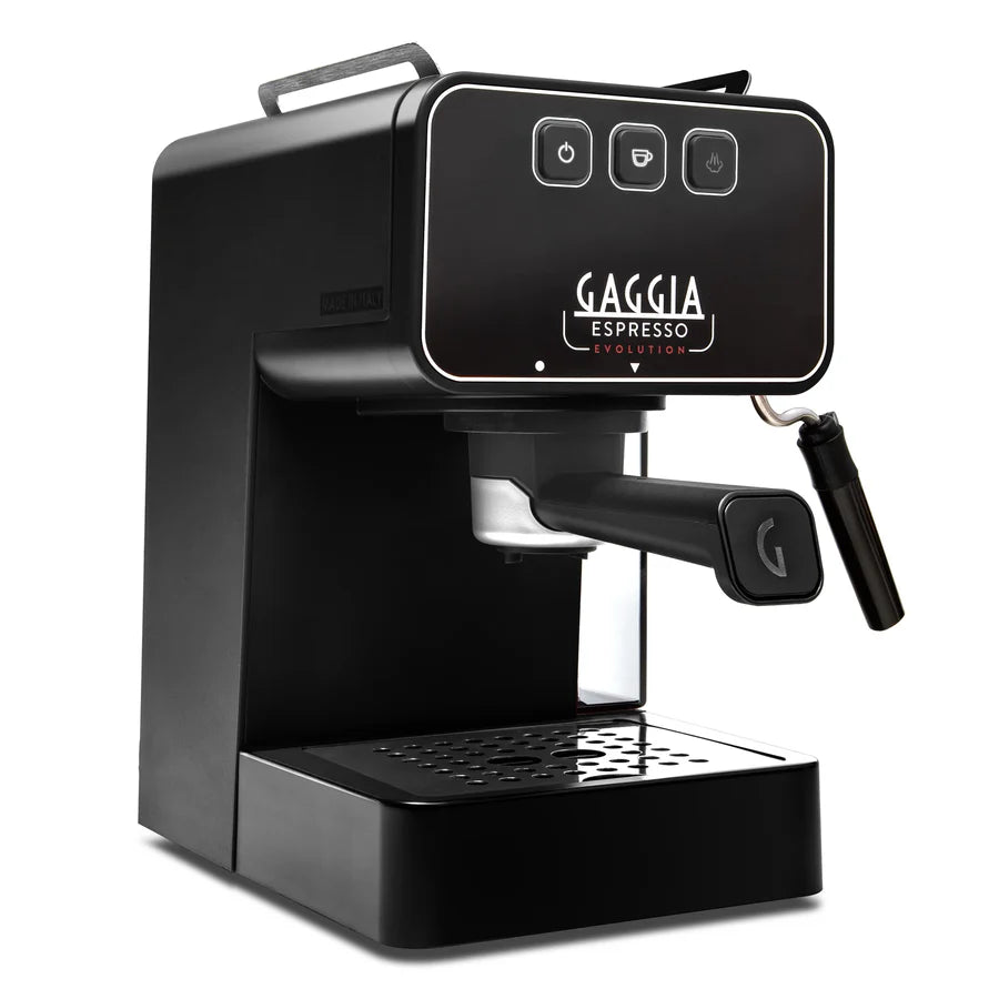 Gaggia Evolution Espresso Machine - Professional Italian Coffee Maker for Home Baristas | Perfect for Espresso, Cappuccino & Latte | Black