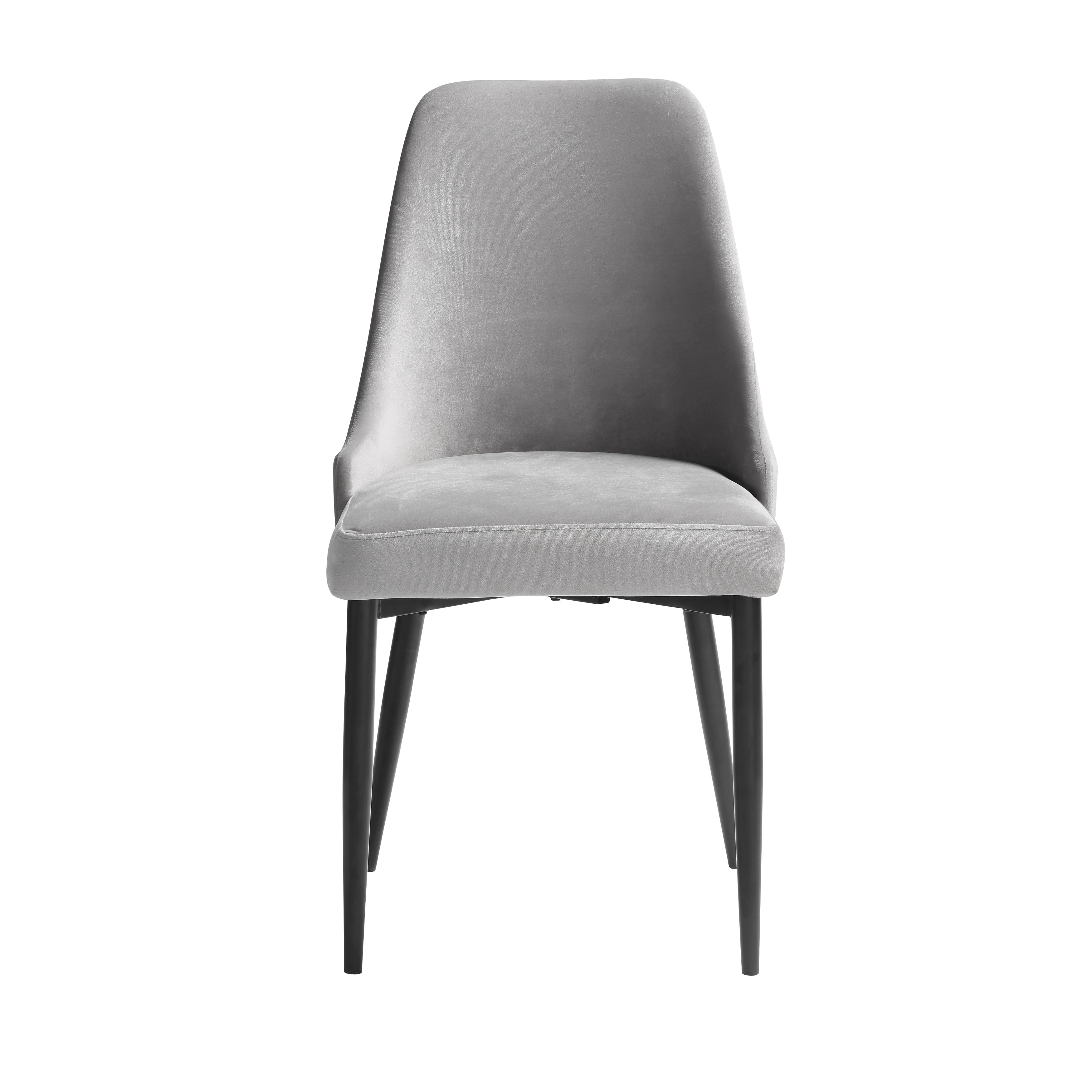 Alaia Side Chair in Grey - Modern Accent Chair for Dining Room, Living Room & Office - Stylish & Comfortable Seating Solution