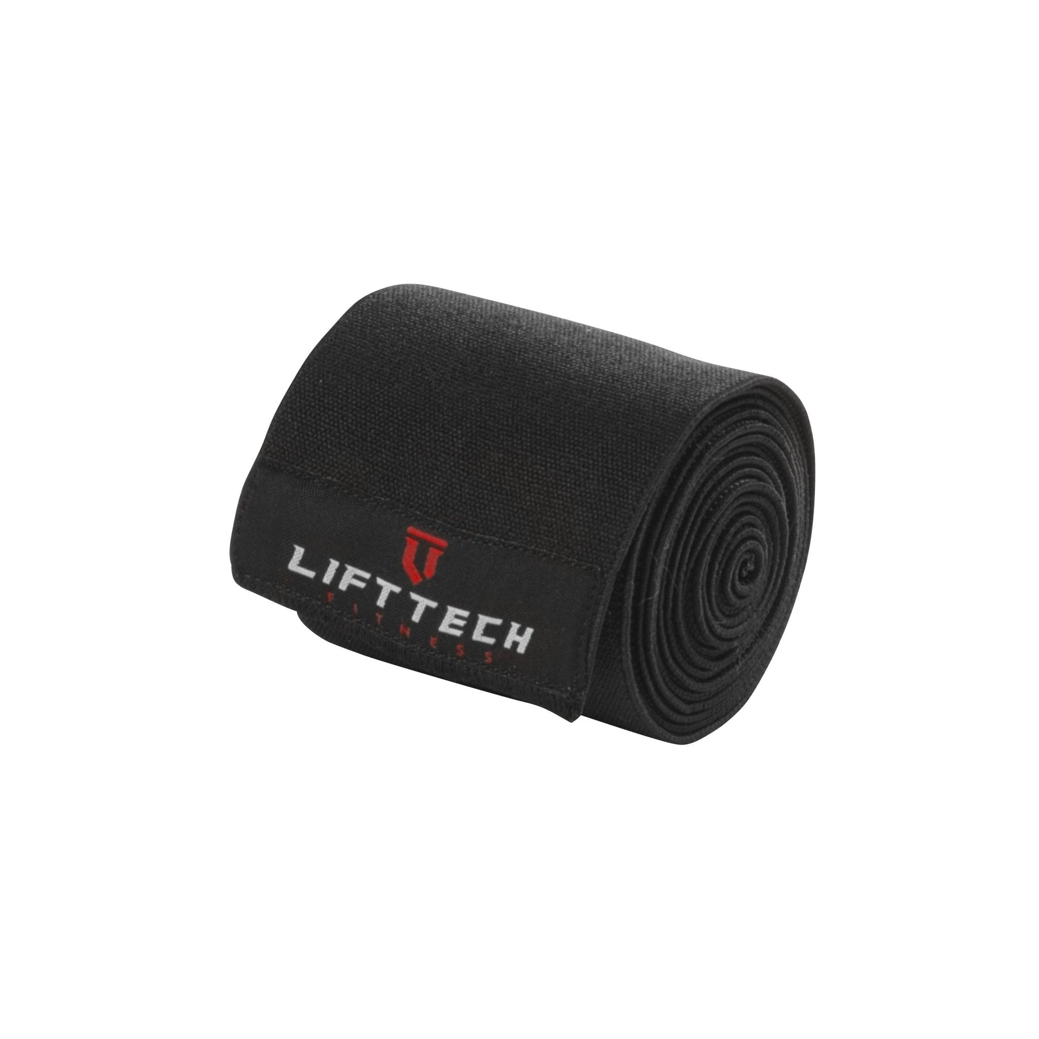 Lift Tech Fitness Pro Knee Wraps - Support & Stability for Weightlifting, Powerlifting & CrossFit - Perfect for Gym Workouts & Strength Training