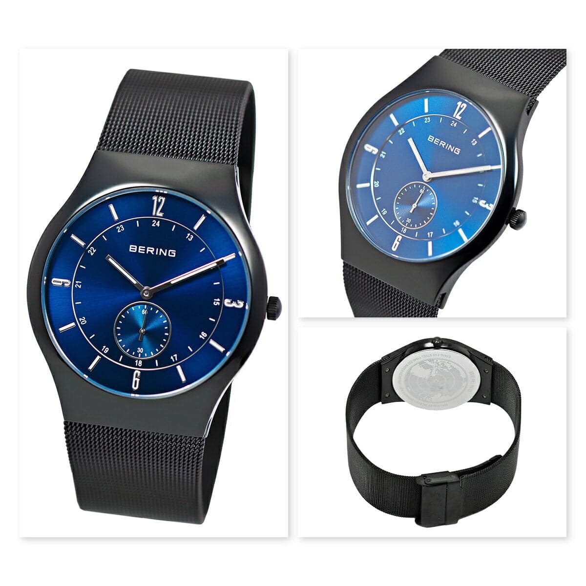 BERING 11940 227 Classic Men's Watch - Luxury Stainless Steel Analog Wristwatch with Sapphire Crystal - Perfect for Business, Formal Events & Everyday Wear