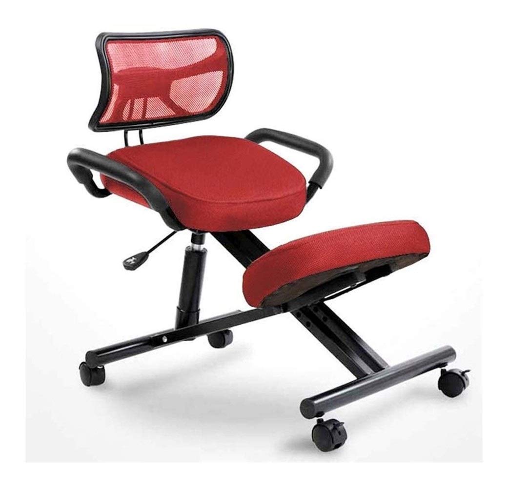 Ergonomic Kneeling Chair with Back Support - Posture Correcting Office & Home Computer Chair for Healthy Sitting - Ideal for Studying, Writing & Desk Work