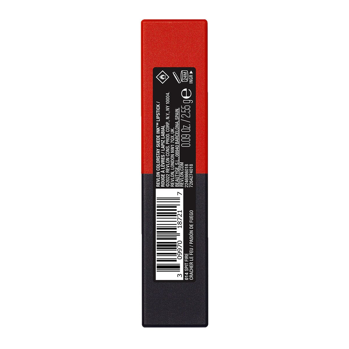 Revlon ColorStay Suede Ink Liquid Lipstick - Long Lasting Matte Lipstick, Shade 014 Spit Fire, Vegan & Cruelty Free - Perfect for Date Night, Parties & Everyday Wear