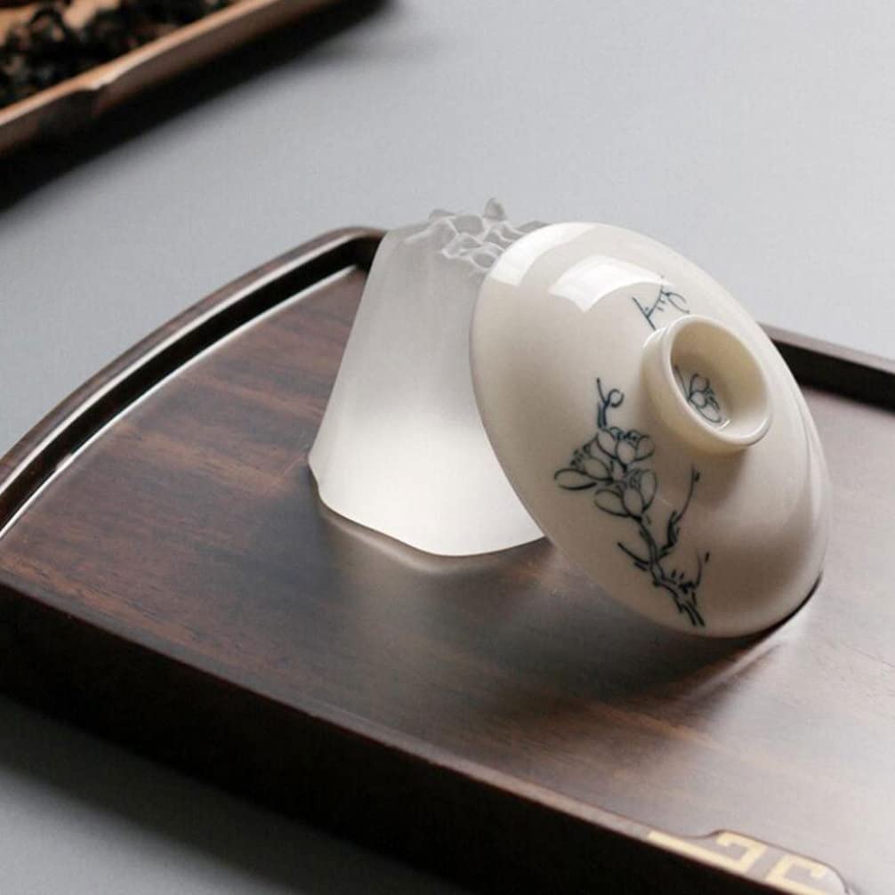 Glass Teapot Lid Holder - Tea Ceremony Accessory, Decorative Tea Cup Cover Rack for Home, Ceramic & Glass Teapots - Perfect for Tea Parties, Zen Decor & Gift Giving