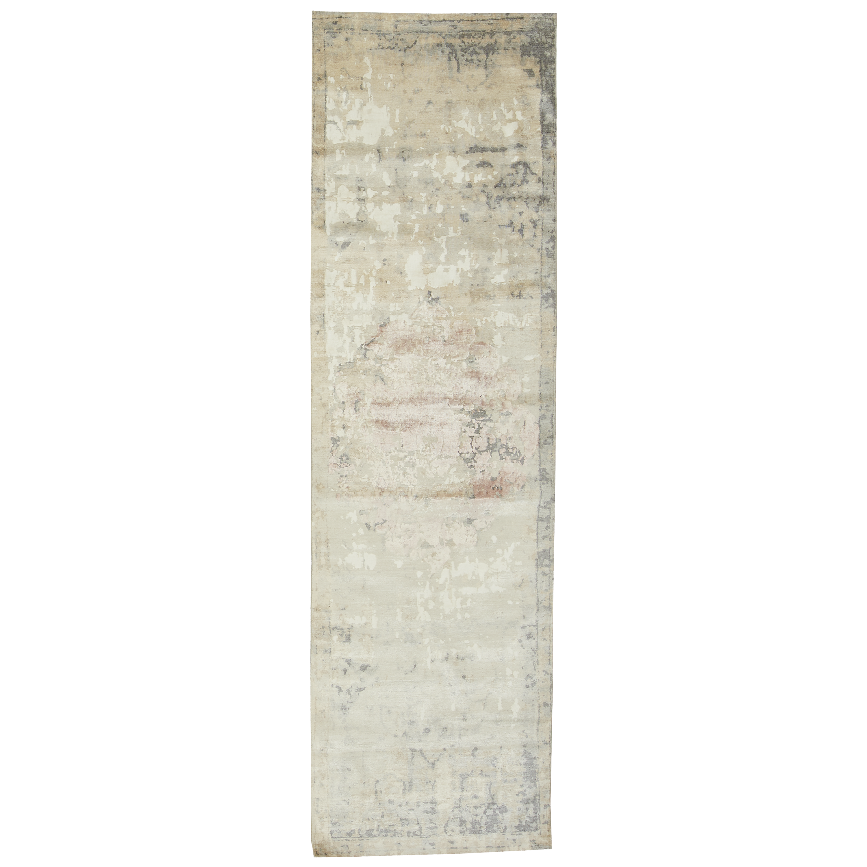 Meraj Grey/Taupe Area Rug - Soft Modern Abstract Design Non-Slip Living Room Carpet - Perfect for Bedroom, Dorm, Office & Home Decor