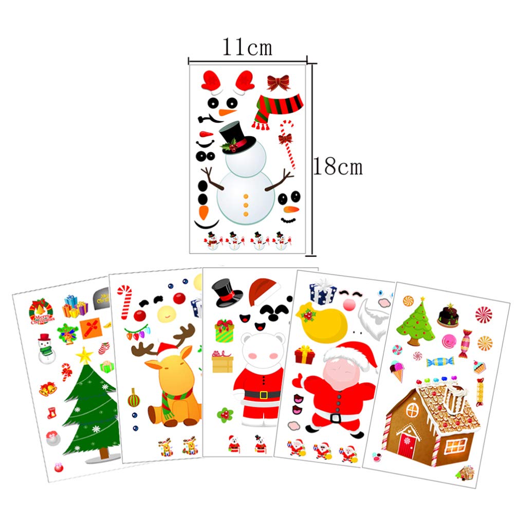 24-Piece Adhesive Animal Sticker Decals for DIY Nativity Decor, Christmas Party, Photo Albums & Holiday Crafts - Fun Grimace Stickers for Kids & Adults (Perfect for Holiday Scrapbooking, Gift Wrapping & Home Decoration)