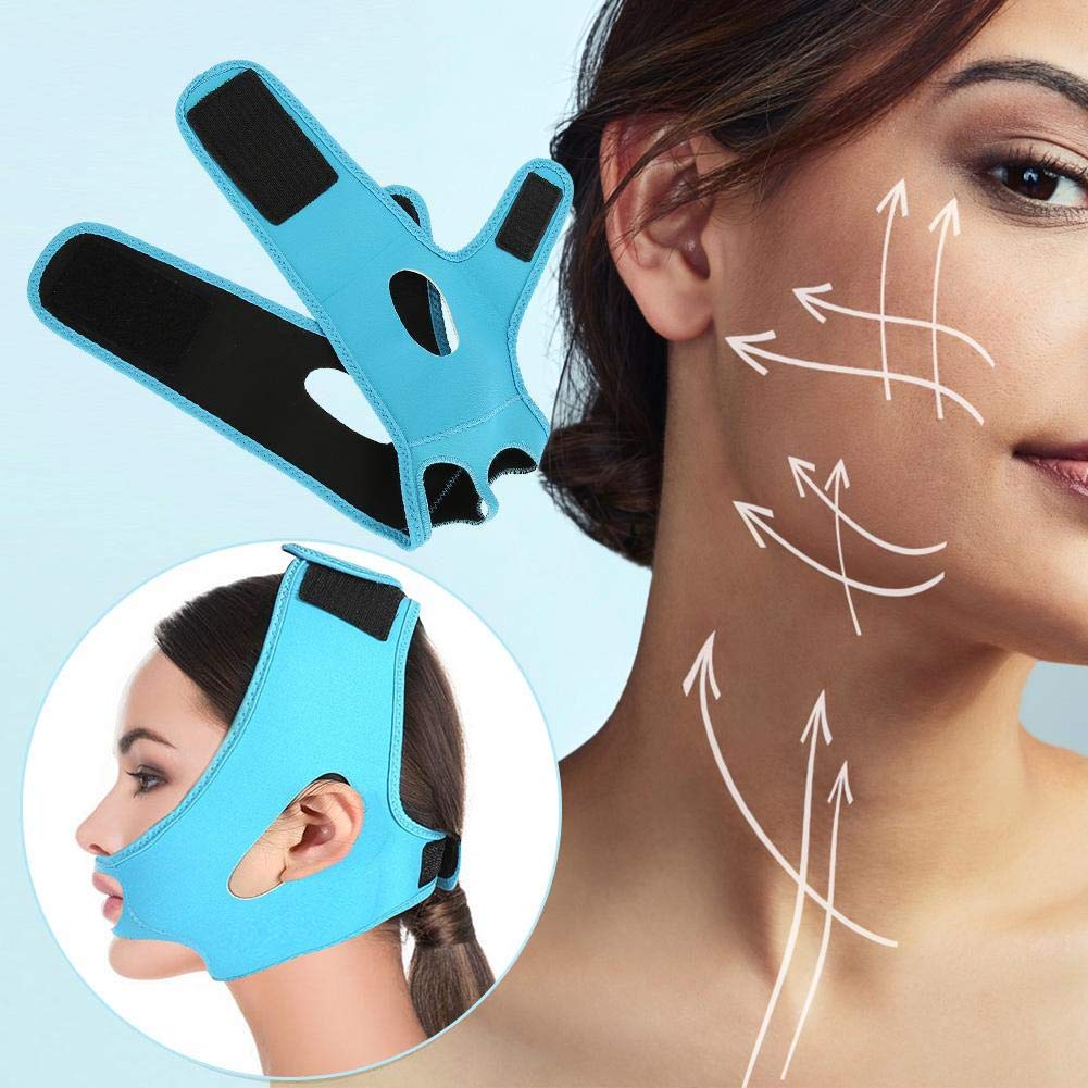V Line Face Mask - Anti-Wrinkle & Face Lifting Band for Double Chin Reduction - Skin Tightening Facial Bandage for Firming & Slimming - Perfect for Daily Skincare & Beauty Routine