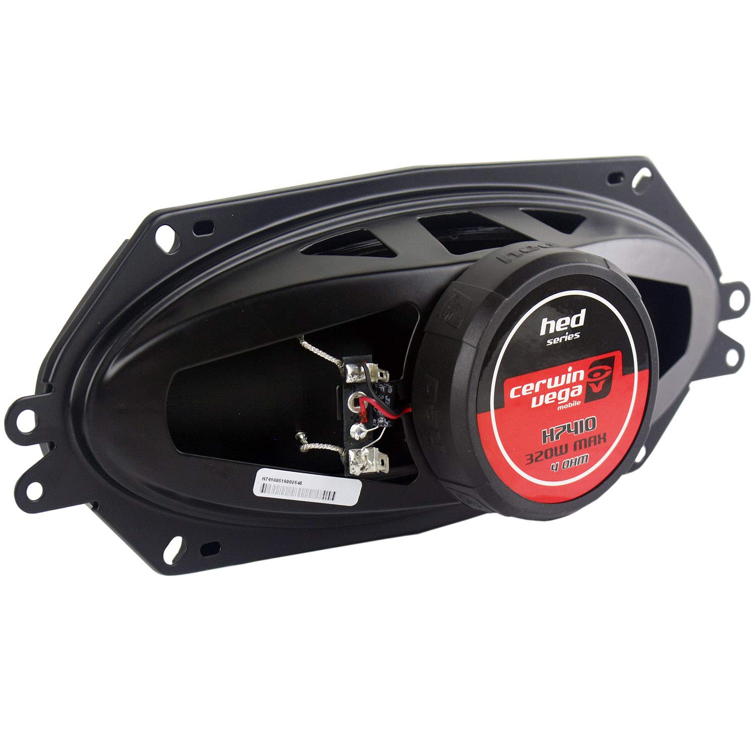 Cerwin-Vega H7410 4x10 Inch 4Ω 320W Max 2-Way Coaxial Car Speakers with Metra 72-4568 Harness for GM Vehicles - Perfect for Truck and SUV Audio Upgrades