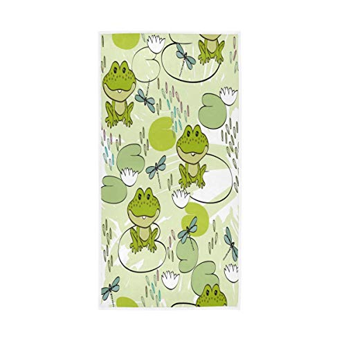 Cartoon Frogs Dragonflies