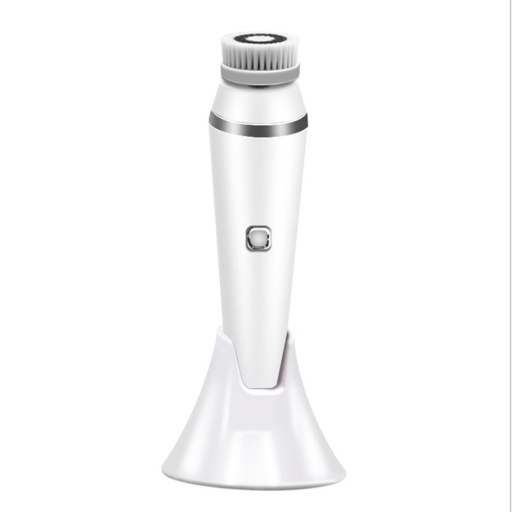 Electric Facial Cleansing Brush for Deep Pore Cleansing - Rechargeable Waterproof Face Scrubber for Blackhead Removal & Skin Exfoliation - Perfect for Daily Skincare Routine & Travel Beauty Essentials