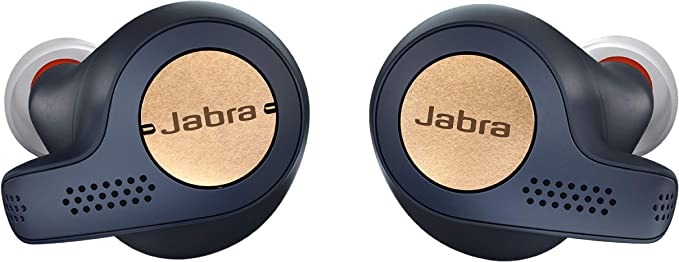 Jabra Elite Active 65t True Wireless Bluetooth Earbuds - Noise Cancelling, Sweatproof, Secure Fit for Running, Gym & Workouts - Perfect for Sports, Commuting & Travel