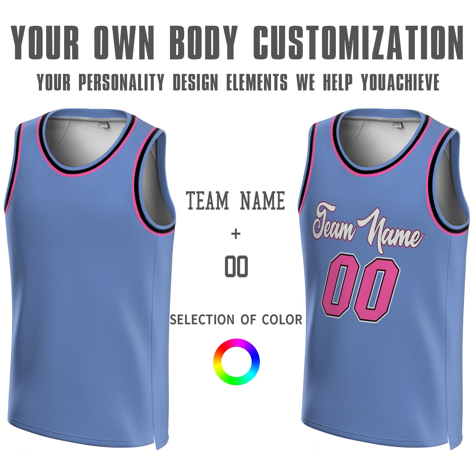 Custom Basketball Jerseys Personalized with Name & Number - Men's Women's Youth Kids Basketball Uniforms for Team Games, Practice & Fan Wear