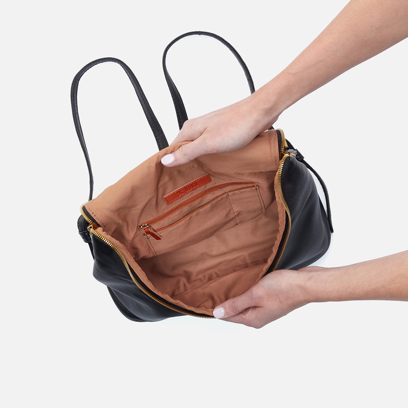 Premium Pebbled Leather Fern Backpack - Stylish & Durable Black Backpack for Work, Travel & Everyday Use