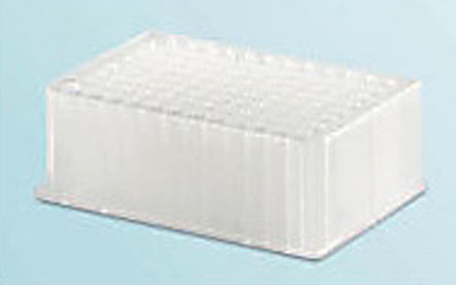 96-Well Deep Well Plate, 2ml/Well, Round Polypropylene, DNase/RNase Free, Rimless - Pack of 50 | Ideal for PCR, Sample Storage & High-Throughput Screening in Laboratories
