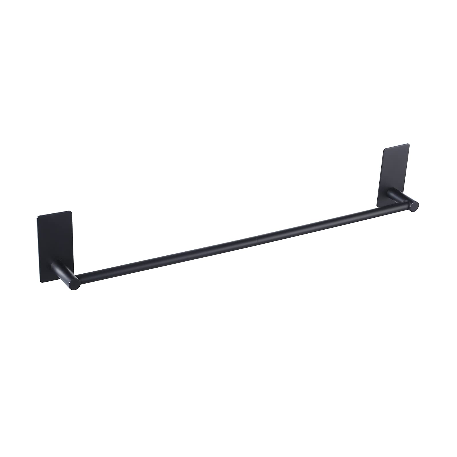 20-Inch Stainless Steel Towel Bar for Bathroom - No Drill Self-Adhesive Wall Mounted Hand Towel Holder, SUS 304 Matte Black (A7000S50B-BK) - Perfect for Small Bathrooms, Kitchens & RVs