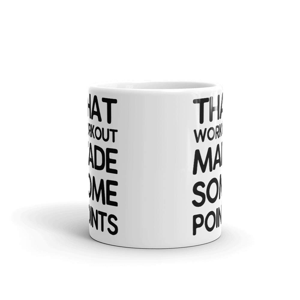 Motivational Coffee Mug 11oz - Office & Workout Ceramic Cup for Tea & Coffee