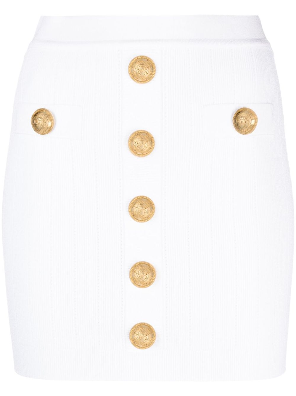 Balmain White Skirts for Women | High-Quality Designer Skirts | Perfect for Parties, Weddings & Office Wear