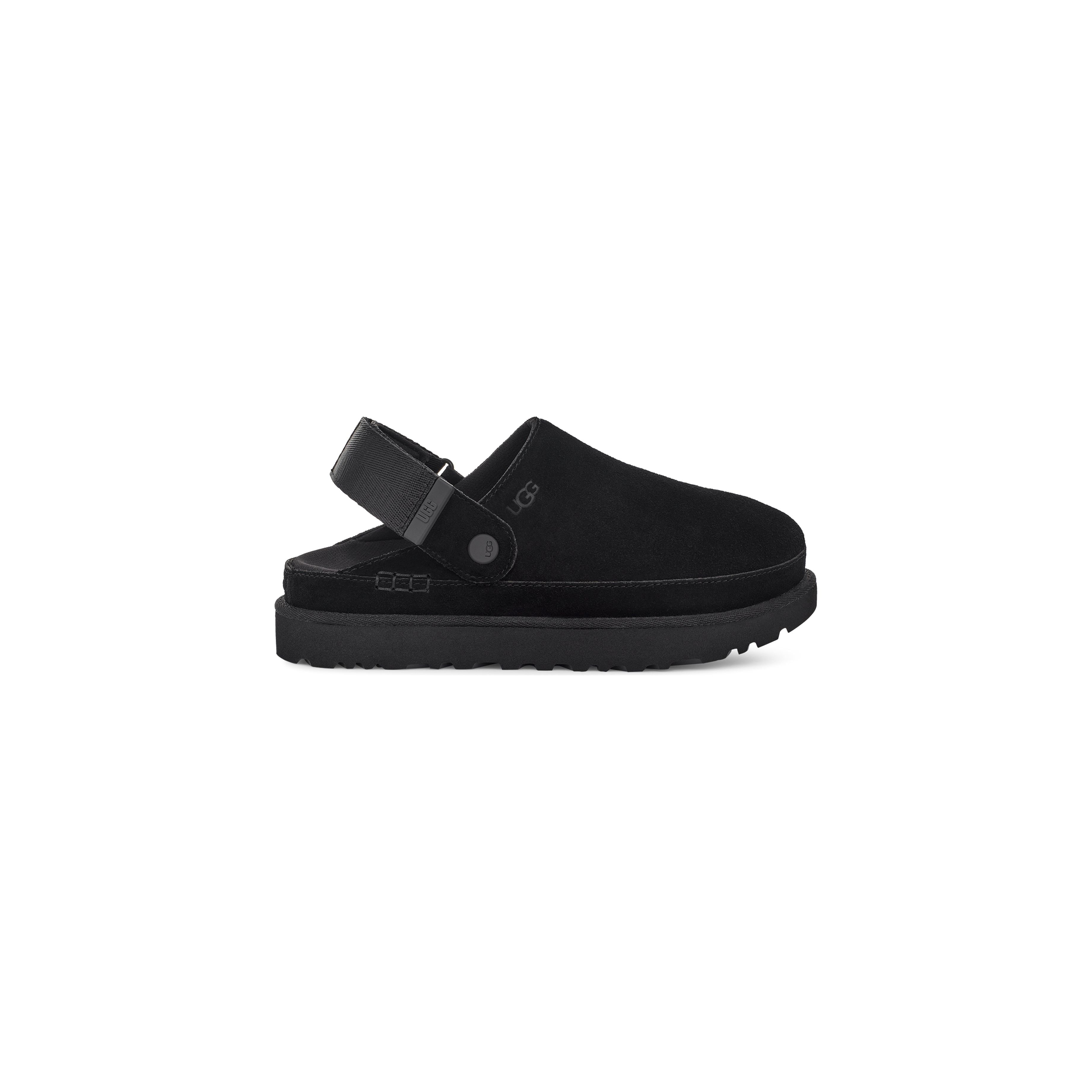 UGG Women's Goldenstar Clog Platform Sandals - Black Slip-On Comfort Shoes for Women | Perfect for Casual Wear, Home & Outdoor Use