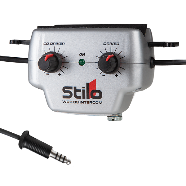 Stilo WRC 03 Racing Intercom System with Individual Volume Controls & 9V Power Supply - Perfect for Rally, Motorsports & Team Communication