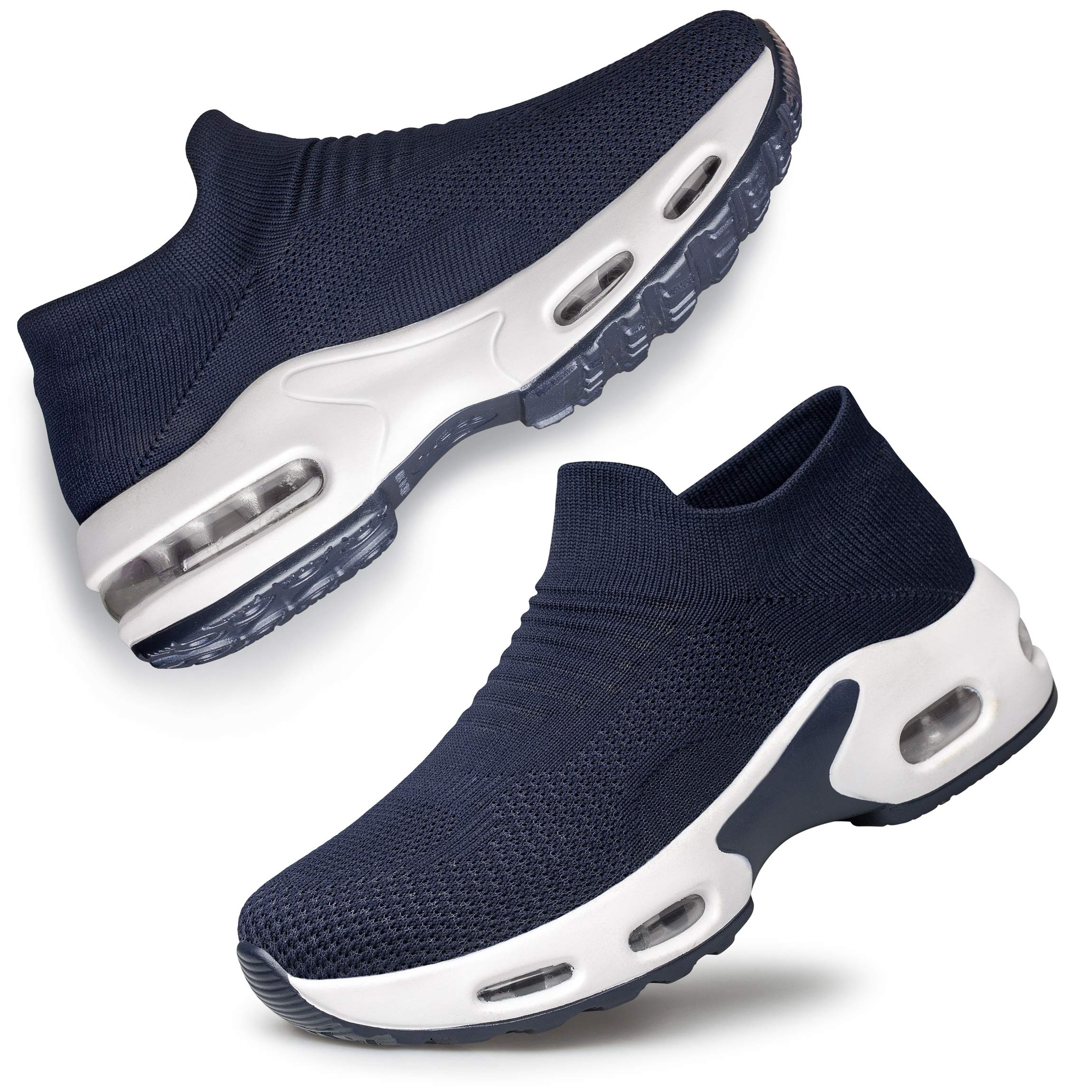 Raoendis Women's Slip-On Walking Shoes - Lightweight Comfortable Sock Sneakers for Nurses, Work & Daily Casual Wear | Perfect for Hospital Shifts, Errands & All-Day Comfort