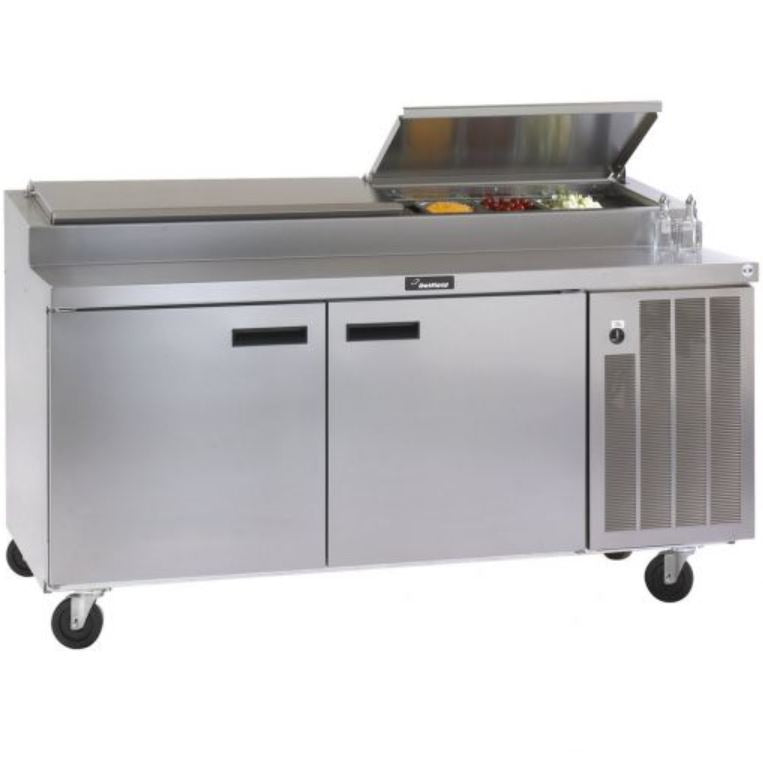 Commercial Refrigerated Pizza Prep Table - 72