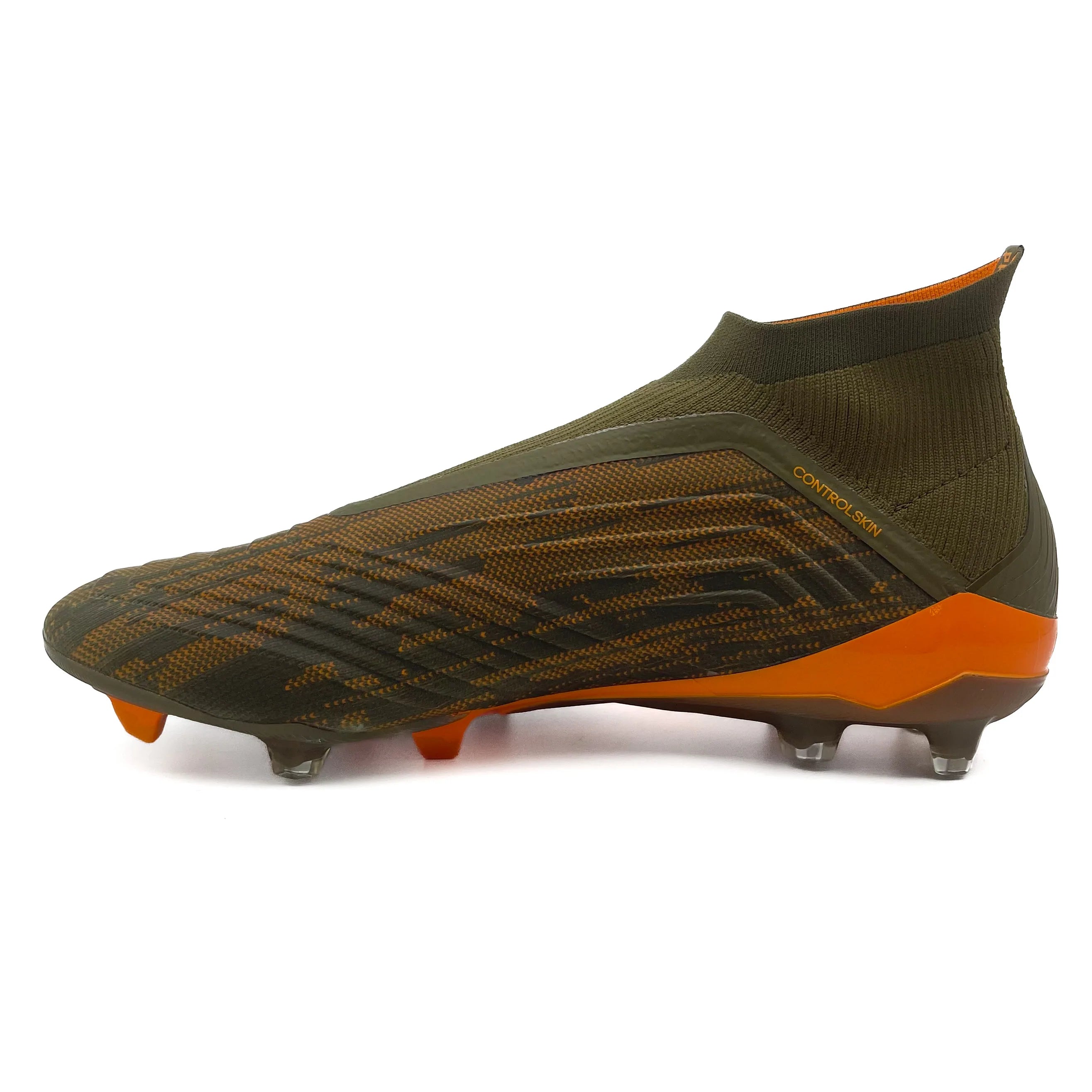 Adidas Predator 18+ FG Soccer Cleats - Trace Olive Color - Firm Ground Football Boots for Men | Perfect for Professional Matches & Training Sessions