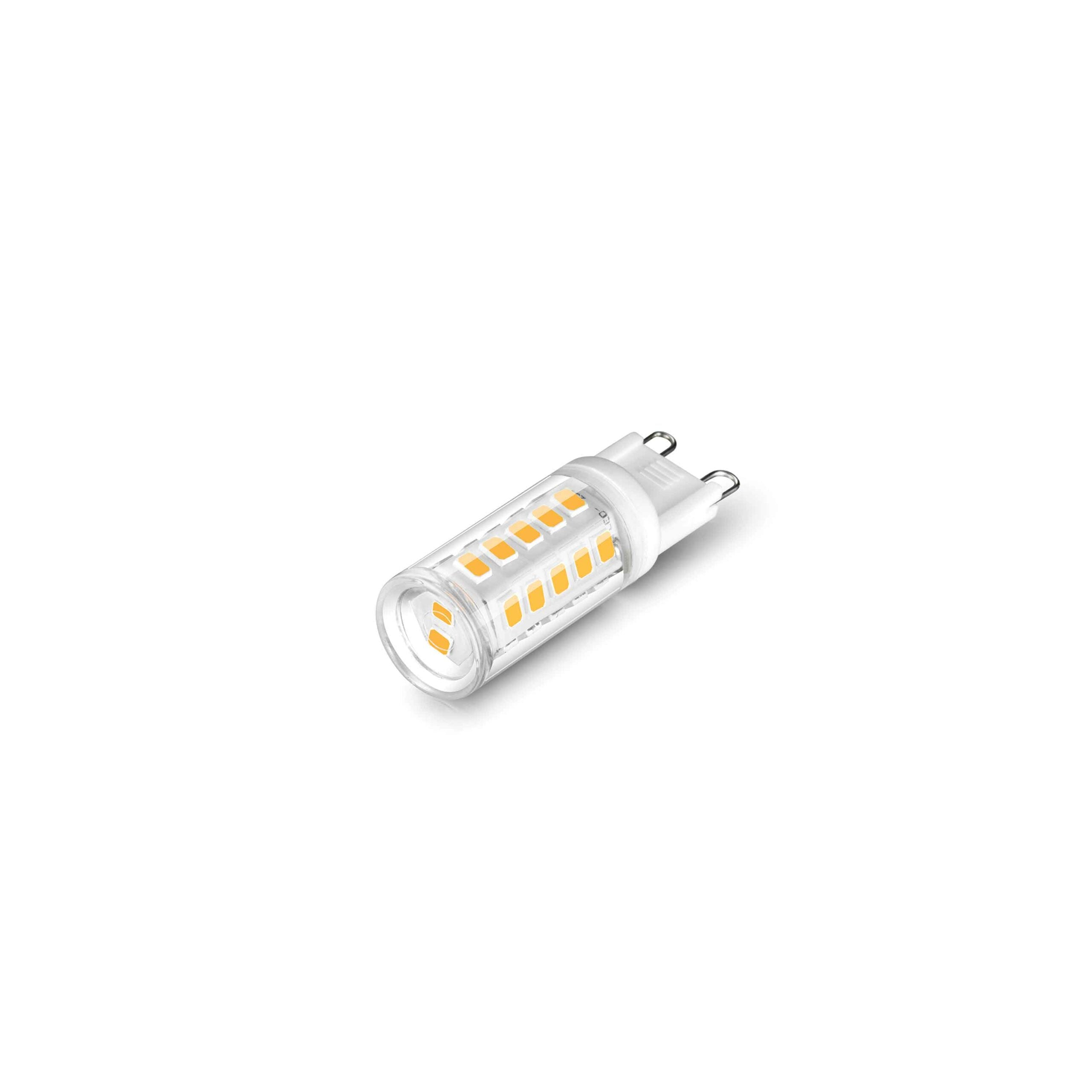 3W G9 LED Capsule Bulbs - Cool White 6000K, Non-Dimmable, Energy Efficient, Twin Pack - Perfect for Chandeliers, Pendant Lights & Decorative Fixtures