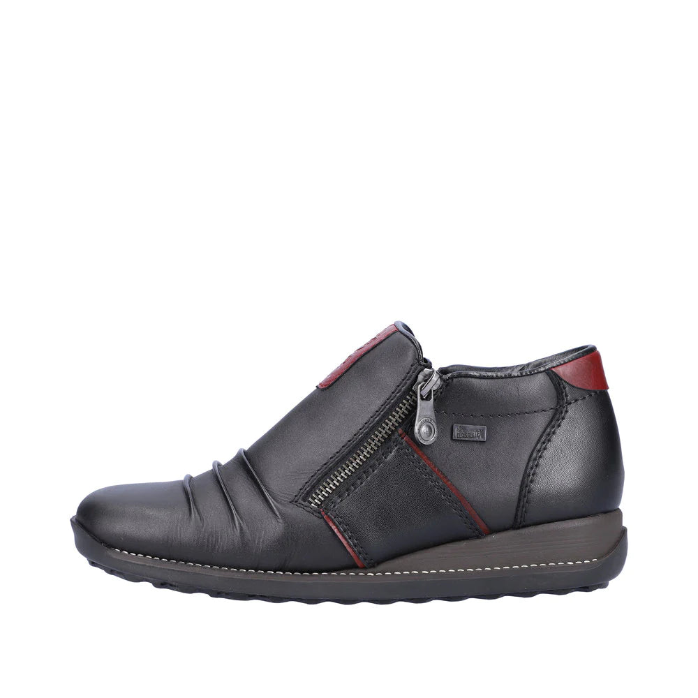 Rieker 44266 Black Women's Comfortable Casual Shoes - Perfect for Walking, Office & Everyday Wear