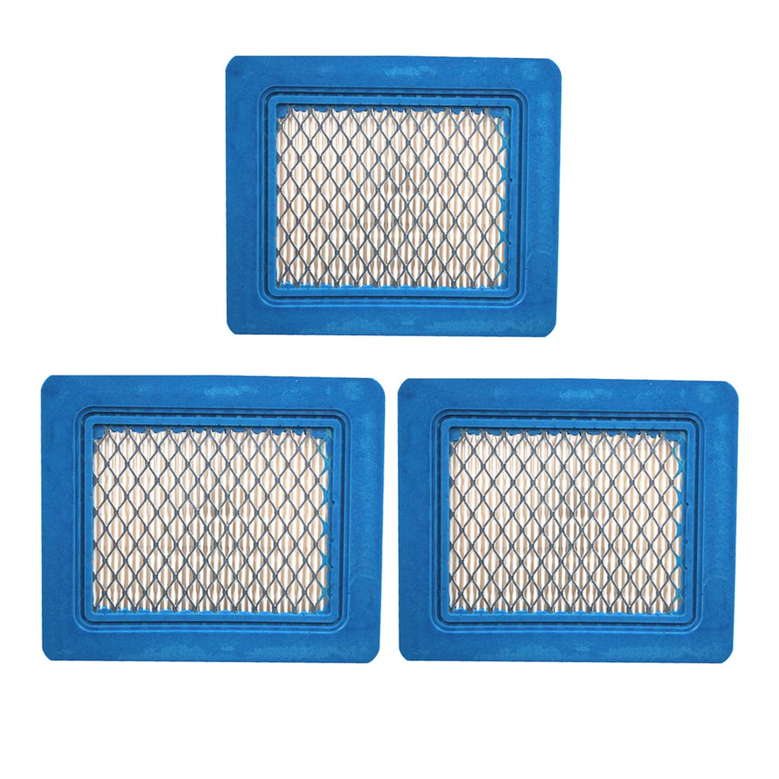 3-Pack 491588S Air Filter Replacement for Briggs & Stratton Engines - Compatible with BS 399959, 4942245, 4915885 - Lawn Mower & Small Engine Air Cleaner Cartridge - Perfect for Lawn Care, Gardening & Outdoor Power Equipment Maintenance