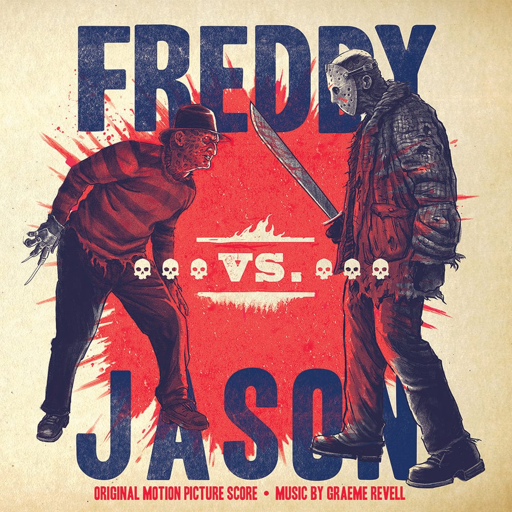 Freddy vs. Jason Original Motion Picture Soundtrack LP Vinyl Record - Horror Movie Collectible for Fans & Home Theater Enthusiasts