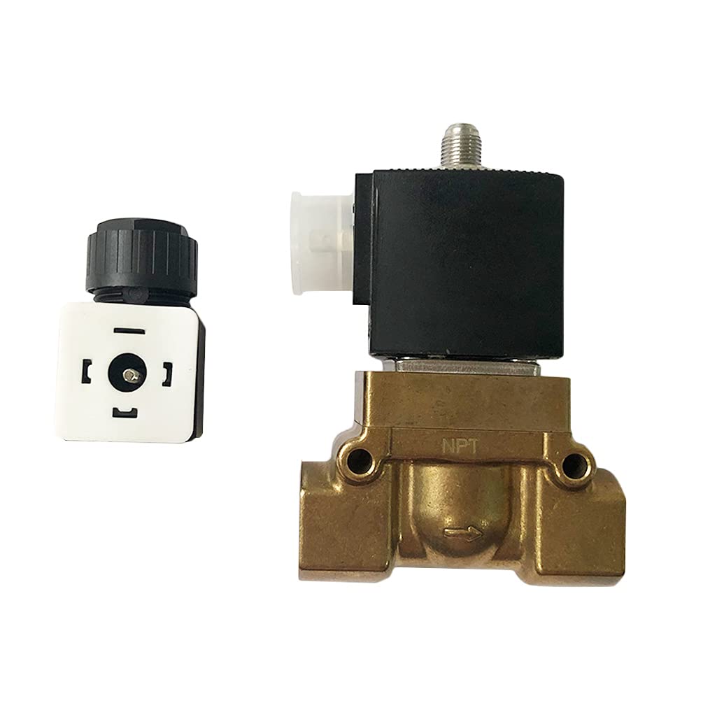 54654652 Electric Blowdown Solenoid Valve for Screw Air Compressor - Durable Replacement Part for Industrial Air Systems | Perfect for Factory Maintenance & Pneumatic Equipment Repair