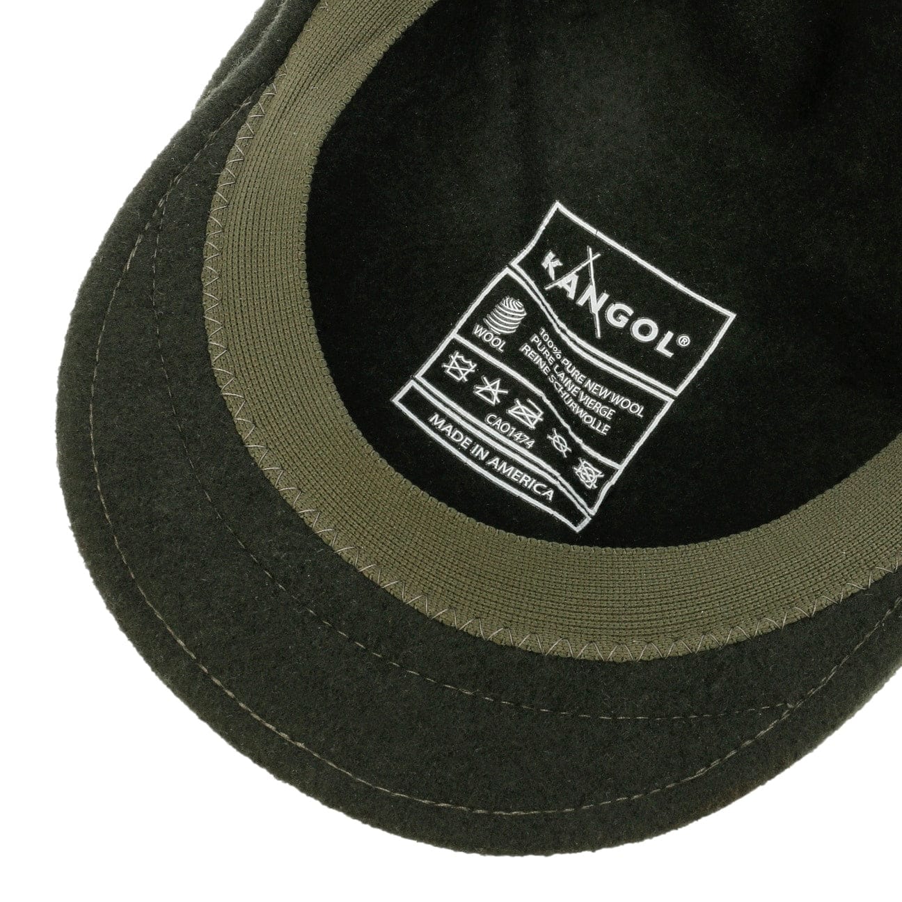 Kangol 504 Flat Cap for Men & Women - Classic Wool & Cotton Blend Hat for Casual & Outdoor Wear - Perfect for Hiking, Travel, and Everyday Style