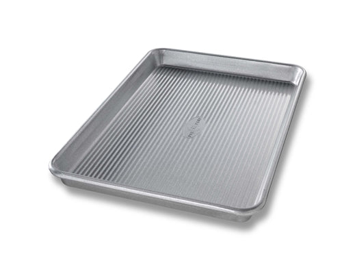 Non-Stick USA Jelly Roll Pan - 10x15 Inch Baking Sheet for Cakes, Cookies & Pastries - Perfect for Holiday Baking, Party Desserts & Homemade Treats
