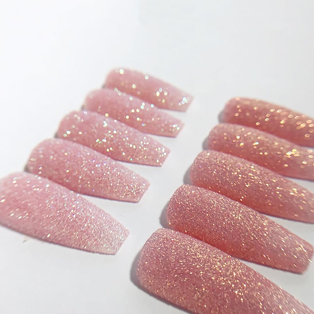 10g White Snowflake Glitter Nail Tips with Diamond Design - Acrylic Nail Glitter Sequins for Winter Nail Art, Party & Special Occasion Manicures