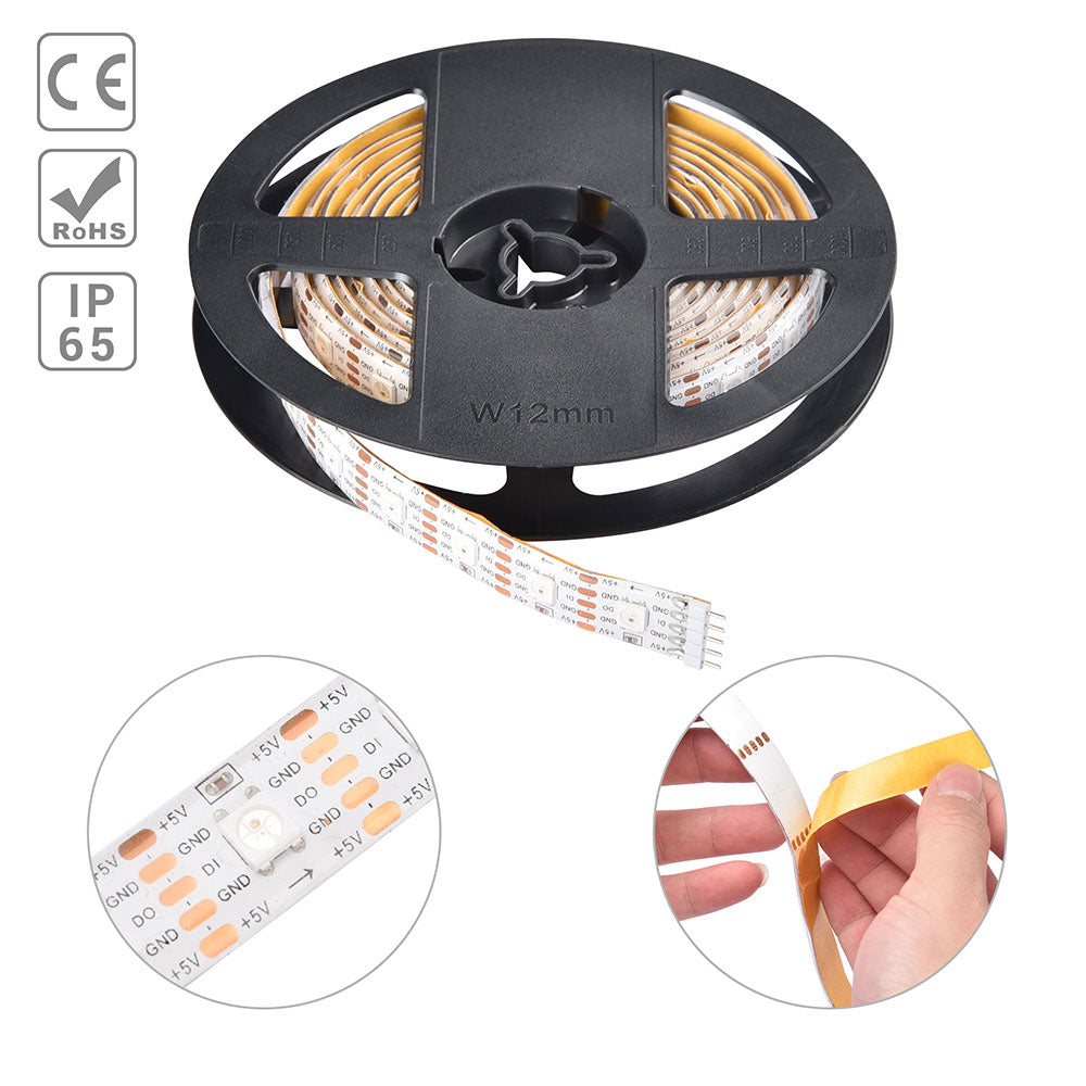 LifeSmart Cololight Smart LED Light Strip Kit - 6.6ft 120 LEDs, Voice & App Control, Music Sync, WiFi Enabled for Home Decor, Gaming & Party Lighting