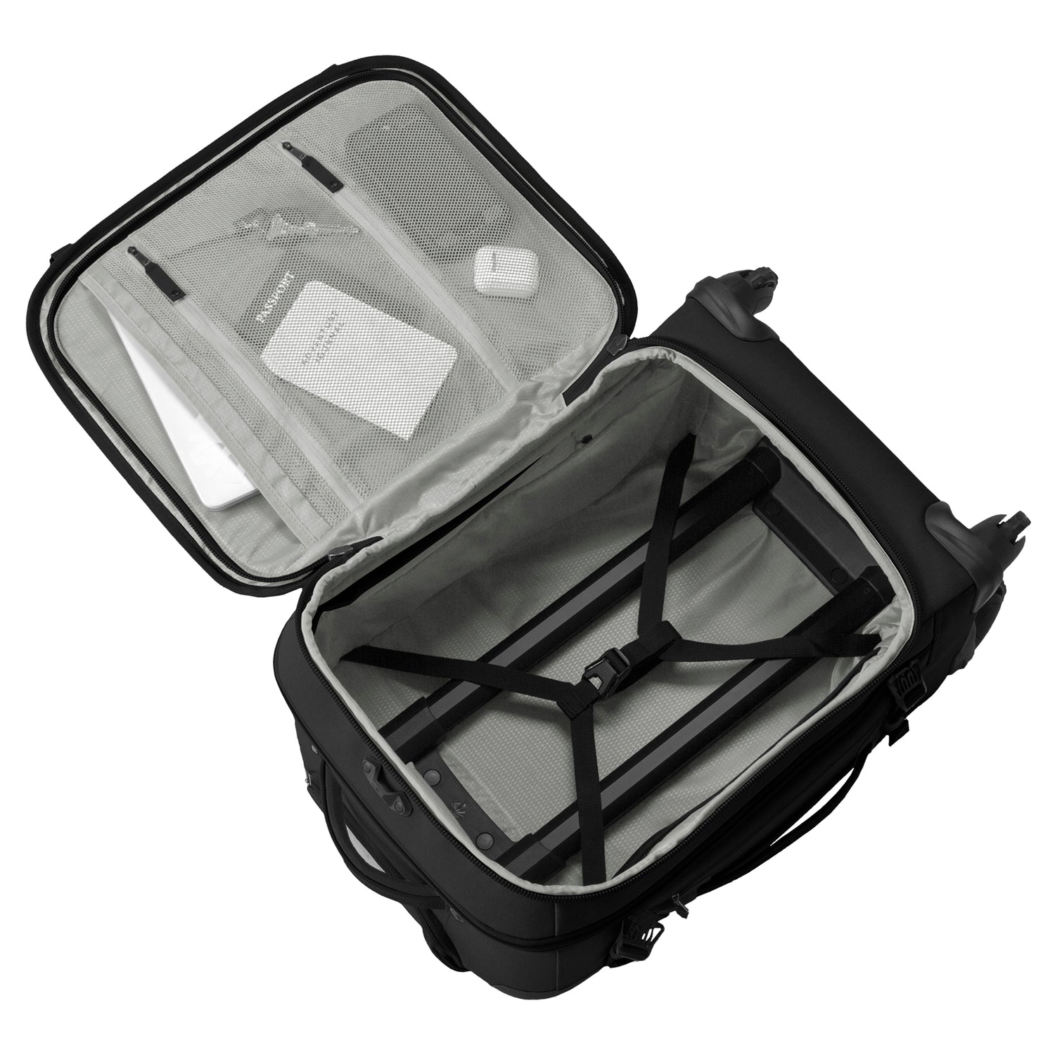 Eagle Creek Gear Warrior XE 4-Wheel Carry-On Luggage - Lightweight Durable Spinner Suitcase for Travel | Perfect for Business Trips & Weekend Getaways