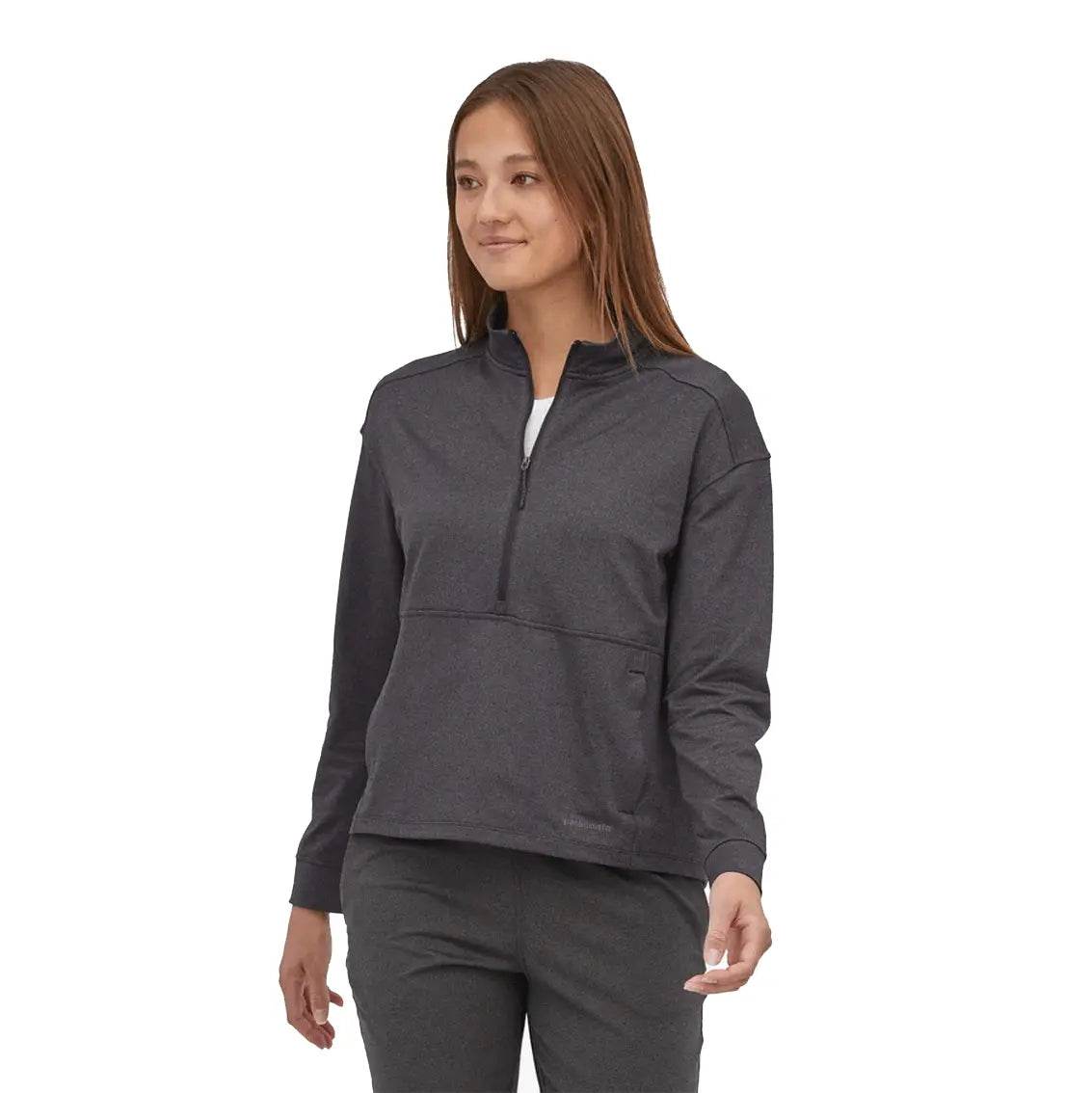 Patagonia Women's Pack Out Pullover Hoodie - Black X Dye | Outdoor Hiking, Camping & Casual Wear