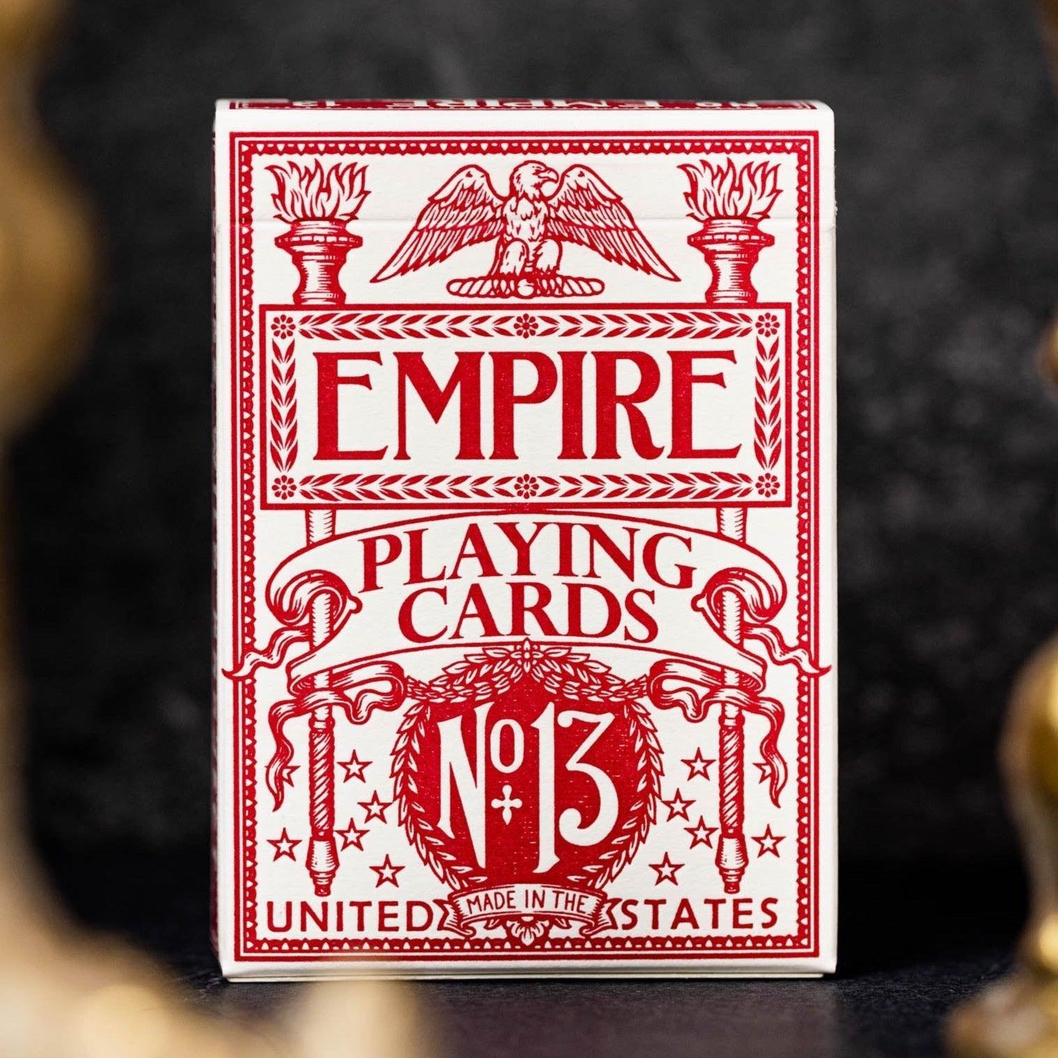 Empire Playing Cards - Premium Limited Edition Deck for Poker, Magic Tricks & Collectors | Perfect for Game Nights, Cardistry & Gifts
