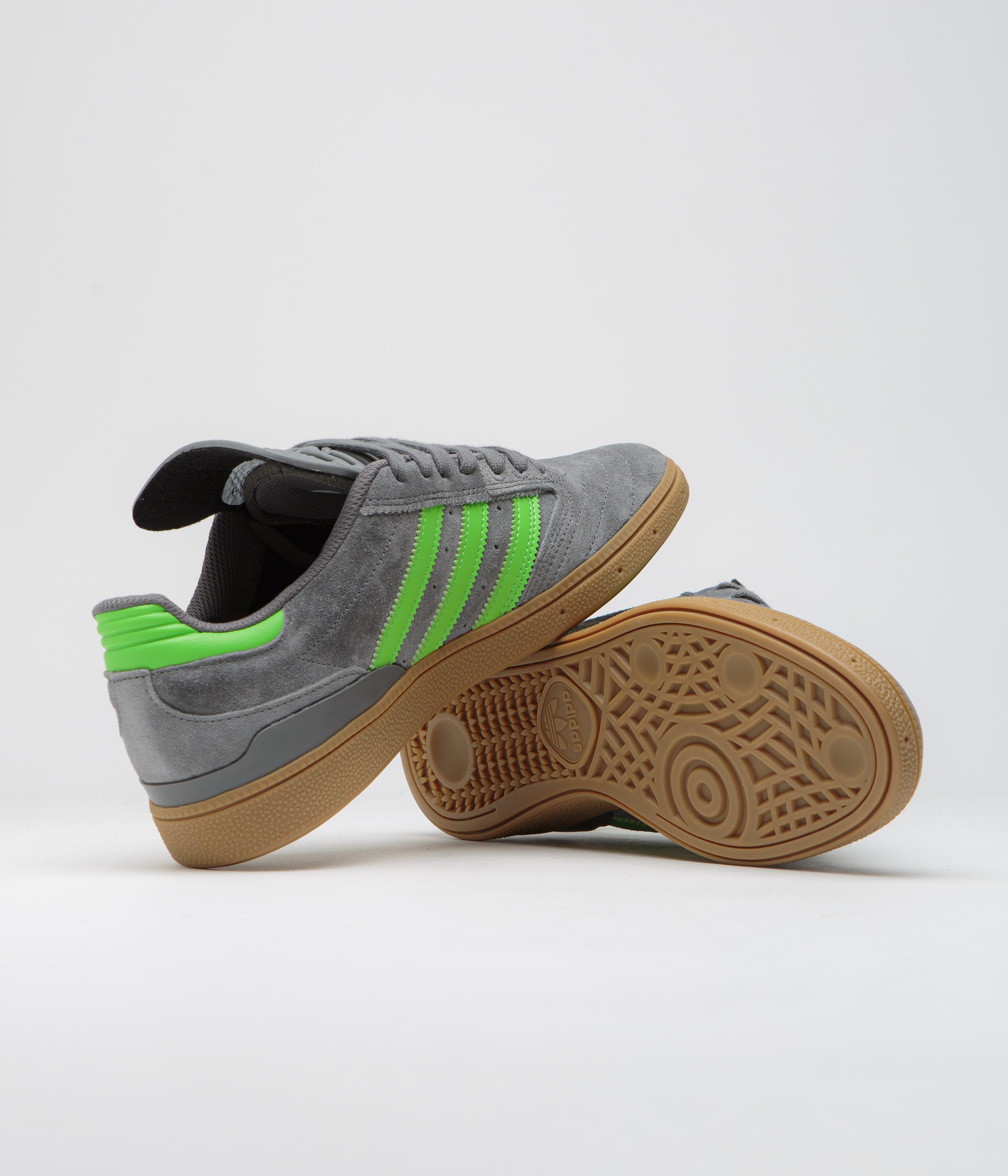 Adidas Busenitz Pro Skate Shoes - Grey Four / Lime / Gum Sole | Durable & Comfortable for Skateboarding & Streetwear Fashion